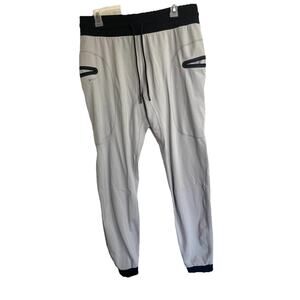 BYLT Men’s Premium Jogger XL Gray Black Trim Athletic Athleasure Casual